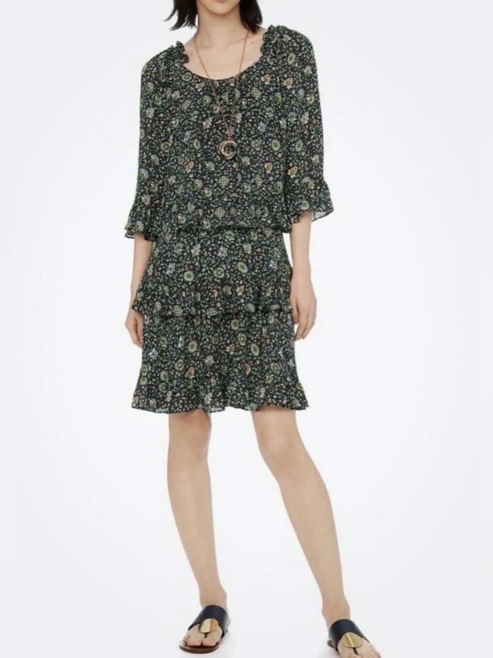TORY BURCH 100% SILK - Picture 1 of 10